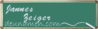 Jannes Zeiger Visitenkarte